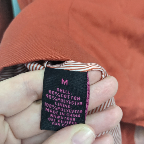 Neu Look Orange Long Sleeve Blazer Medium - Picture 6 of 6